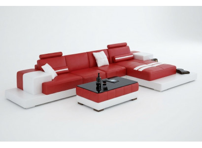 Exclusive Elegant L-Shaped Corner Sofa Red Design for Stylish Living Spaces