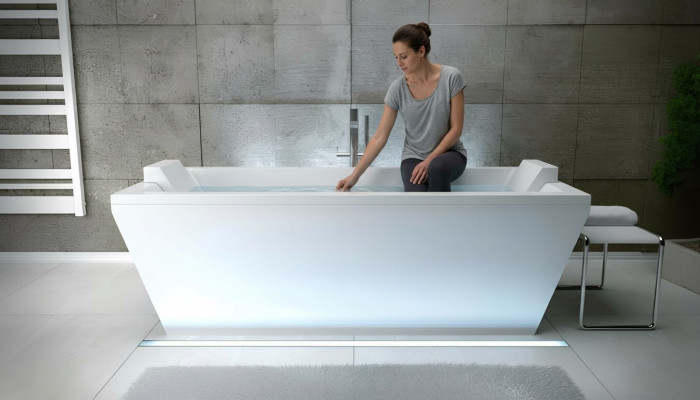 Luxury Bathtub Rectangular Freestanding Tub Bathroom Tubs