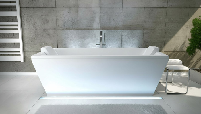 Luxury Bathtub Rectangular Freestanding Tub Bathroom Tubs