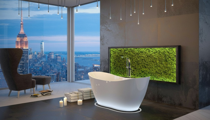 Exclusive freestanding bathtub acrylic bath shower bath drain design