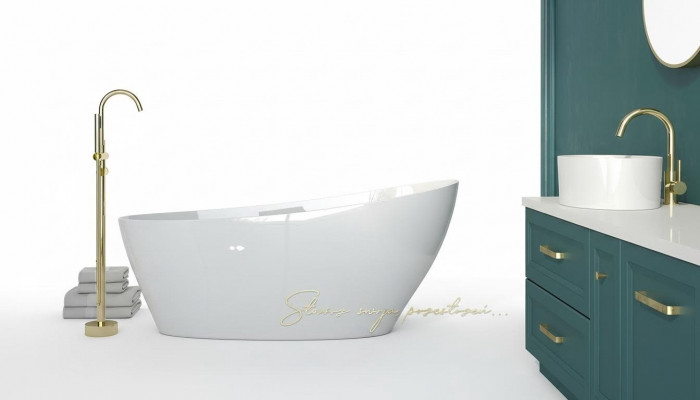 Exclusive freestanding bathtub acrylic tub shower bath drain decor design