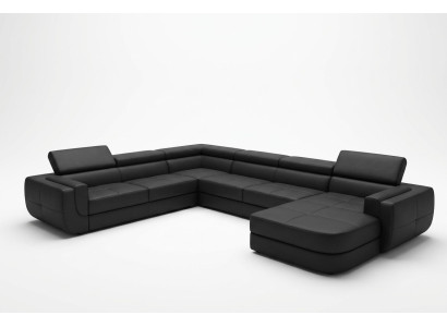 Designer sofa seat cushion corner leather sofa living landscape sofa with USB cushion new