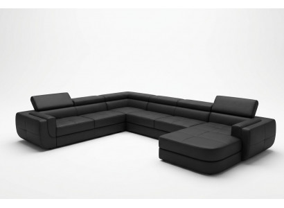 Designer sofa seat cushion corner leather sofa living landscape sofa with USB cushion new