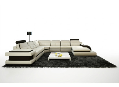 Living landscape couch upholstery corner suite designer leather sofa + USB sofa WetzlarD