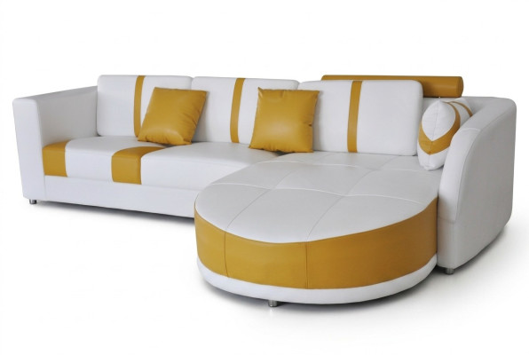 Modern sofa set corner seating leather couch upholstery corner living landscape USB