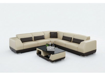 Leather sofa with USB living area corner sofa corner set design modern sofa G8024B