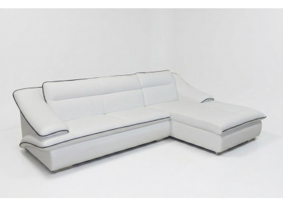 Corner sofa leather with USB, corner suite corner landscape upholstery design living L shape