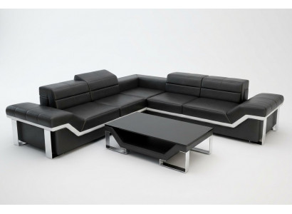 Leather sofa USB living landscape corner sofa corner suite design sofa couch K5007B new