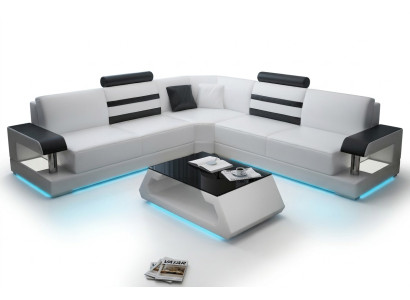 Leader Living Room Suites Couch Set Sofas Couches Sofa Suite 3+2+1 with USB