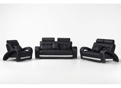Leather sofa with USB living set 3+2+1 seat design modern sofa B2023