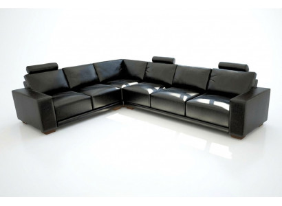 Leather sofa with USB living landscape corner sofa corner suite design modern sofa A1121B