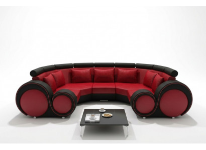 Living landscape textile couch microfiber upholstery suite XXL new sofa fabric USB
