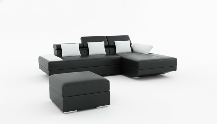 Sofa landscape with upholstery corner leather sectional sofa with USB set landscape leather 2719C New