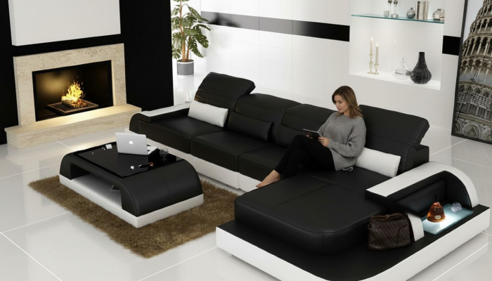 Modern Elegance The new U-shaped corner sofa with exquisite upholstery