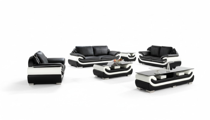 Upholstered Sofa Set + USB Set 3+2+1 Leather Couches Sofas Suite Seat T777