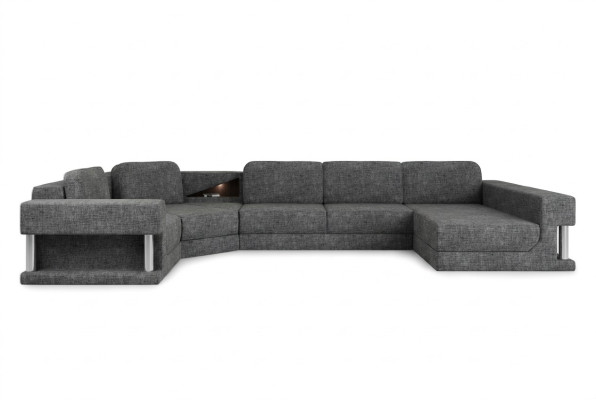Sectional sofa with USB upholstery fabric design sofa suite living landscape Parliament