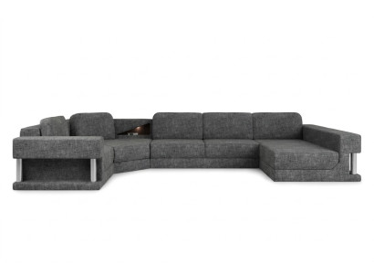 Sectional sofa with USB upholstery fabric design sofa suite living landscape Parliament