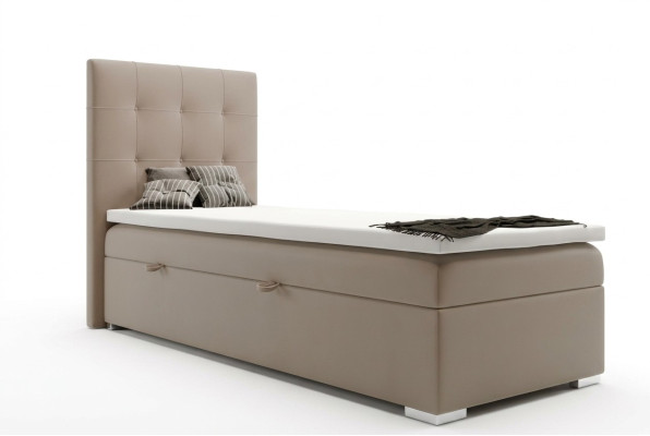 Luxury Box Spring Bed Hotel Beds Upholstered Functional Bed Frame 90x200cm