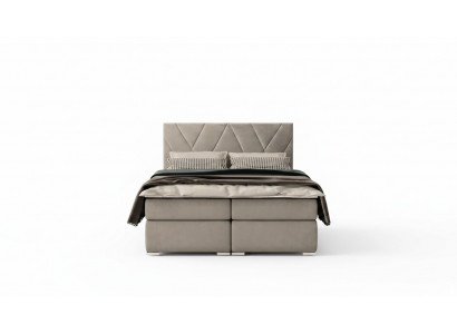 Chesterfield bedroom box spring bed double upholstered beds box function