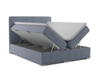 Box spring bed hotel double textile luxury beds upholstered bed box function new