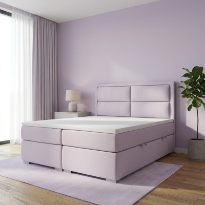 Box spring bed hotel double complete set topper mattress beds function box