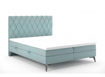 Chesterfield box spring bedroom bed double beds upholstery box function