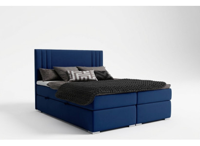 Modern box spring beds hotel double luxury bed upholstery box function fabric
