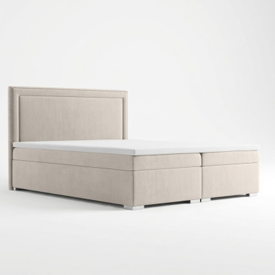 Box spring bed hotel double luxury beds upholstered storage bed function 180x200 cm