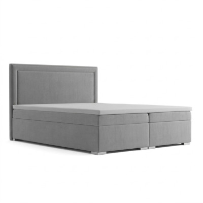 Box spring design bed hotel double beds luxury upholstery box function velvet new