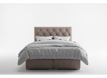 Box spring bed hotel double leather luxury beds upholstered bed box function new