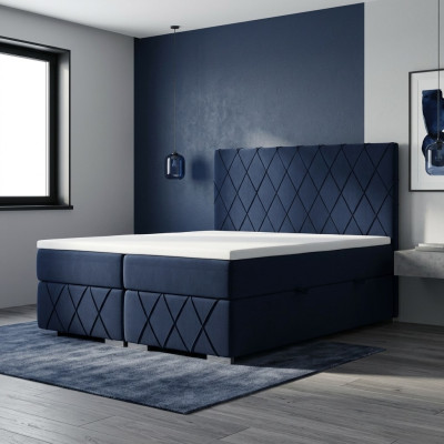 Box spring bed complete set double mattress topper beds function box hotel