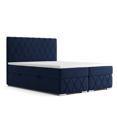 Box spring bed complete set double mattress topper beds function box hotel