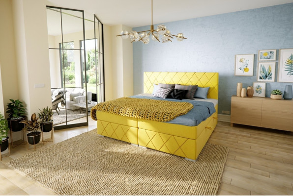Bed complete set double mattress box spring topper beds function box