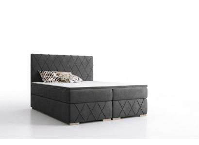 Double bed complete set mattress box spring topper beds function box hotel