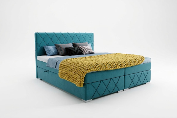 Box spring bed hotel double textile luxury beds bed box upholstery function