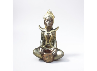 Deko Figur Statue Skulptur 57x33 cm Figuren Statuen Skulpturen Buddha Garten B27