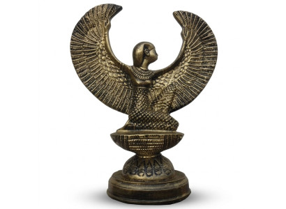 Egypt Sculpture Goddess Isis Figurine Statue Figures Statues Antique Style 38cm New