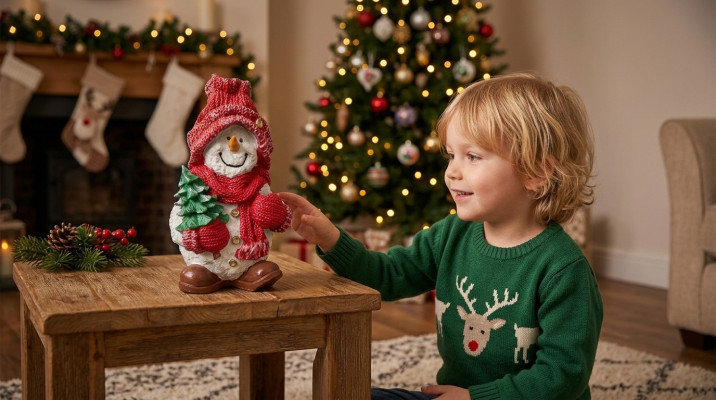 Santa Claus figure statue outdoor light decoration St. Nicholas sculpture 51cm new