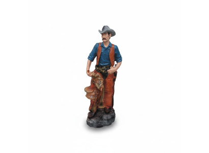 Statue sculpture lumberjack cowboy figure statues sculptures hand-painted figures