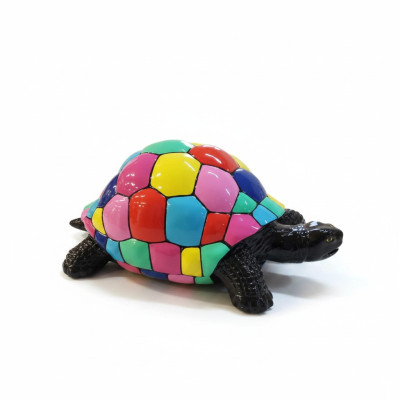 Turtle figure abstract figures statues modern statue colorfully painted new 40cm