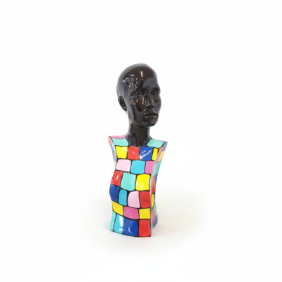 Abstract Sculpture Female Bust 70s Style Statues Sculptures Figures Living Room