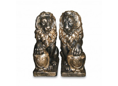 Lion Decor Figure Statue Sculpture 60cm Figures Statues Sculptures Decoration N21