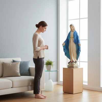 Maria figure holy statue sculpture Catholic figures sculptures mother 110cm