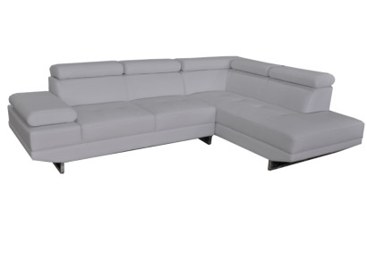 Corner leather with USB modern XXL couch living landscape leather sofa sofa L-shape B2003