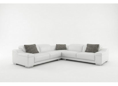 Living landscape upholstery corner sectional sofa with USB set landscape leather 2711D