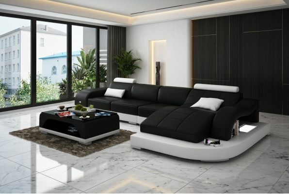 Living area corner sofa sofa with USB leather sofa designer sofa seat cushion new 3375
