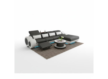Leather sofa + USB sofa set new corner sofa corner set design modern sofa G8035H