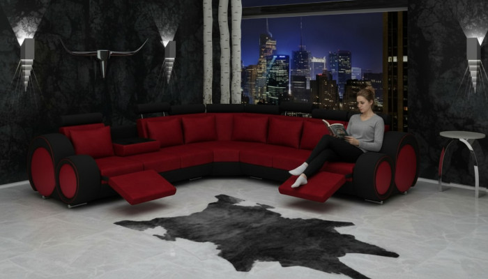 Textile Sofa USB Designer Sofas Couch Corner Set Corner Couch Upholstered Living Landscape