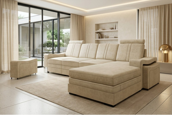 Textile couch with USB fabric sofa fabric couch corner sofa sofa upholstery suite corner new