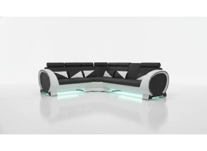 CORNER SOFA LEATHER SOFA LEATHER SET CORNER COUCH DESIGN SOFA with USB LEATHER COUCH
